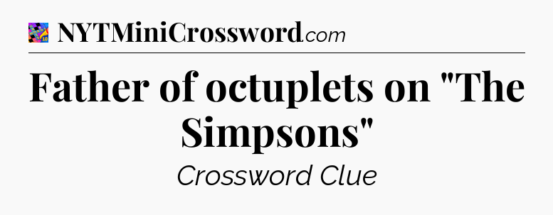 Father of octuplets on 