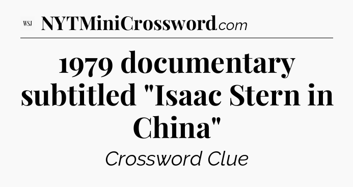 1979 documentary subtitled 