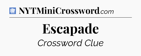 Escapade Puzzle Page Crossword Clue