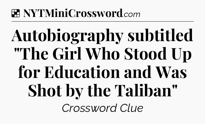 Solution: Autobiography subtitled 