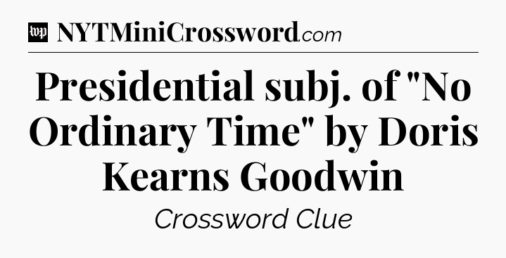 Presidential subj. of 