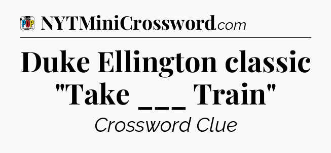 Duke Ellington classic 