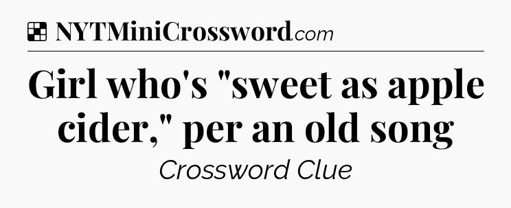 Solution: Girl who's 