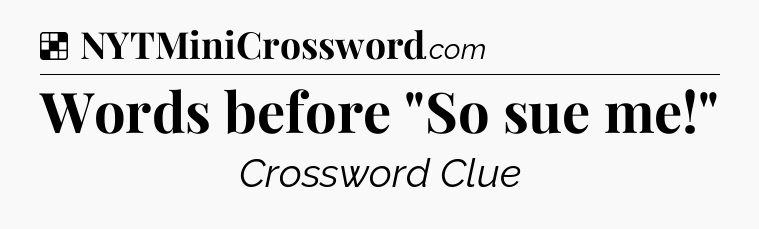 Solution: Words before 