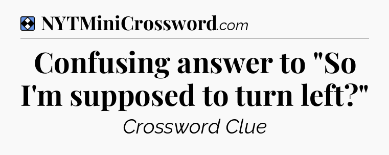 Solution: Confusing answer to 