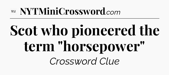 Scot who pioneered the term 