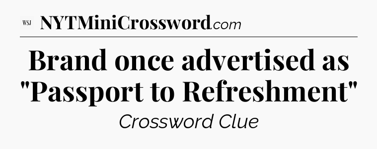 Brand once advertised as 