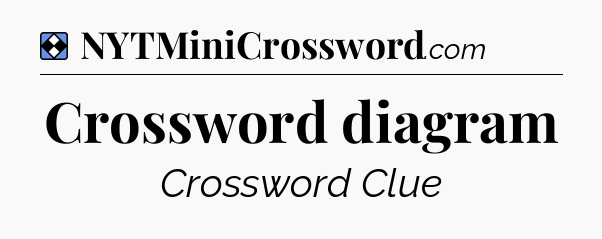 Solution: Crossword diagram - NYT Mini Crossword