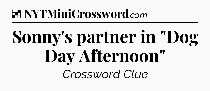 Solution: Sonny's partner in 
