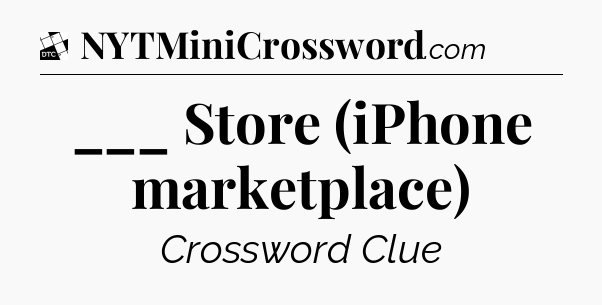 ___ Store (iPhone marketplace) - Daily Themed Classic Crossword