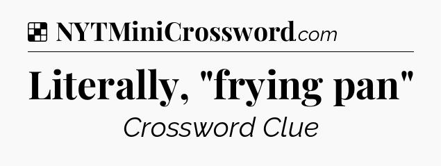 Solution: Literally, 