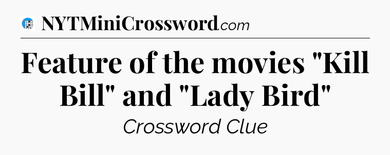 Feature of the movies 