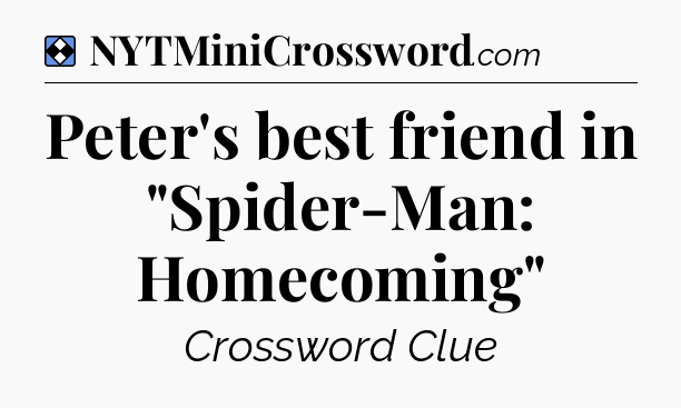 Solution: Peter's best friend in 