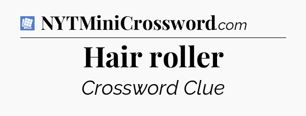 Hair roller Puzzle Page Crossword Clue