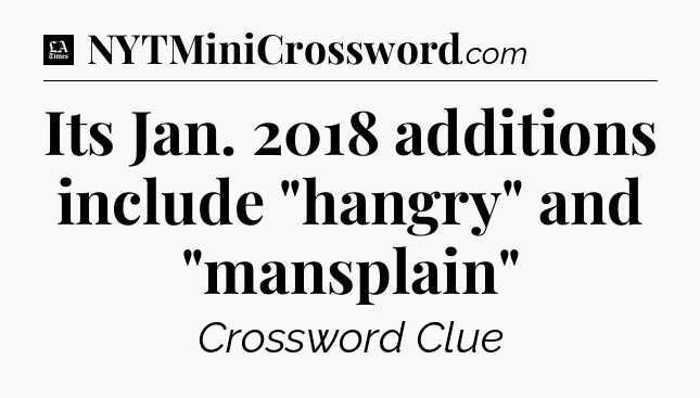 Its Jan. 2018 additions include 