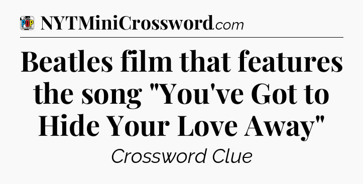 Beatles film that features the song 