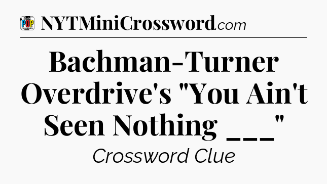 Bachman-Turner Overdrive's 