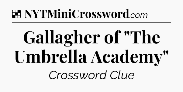 Solution: Gallagher of 