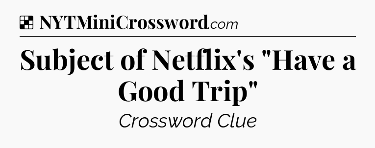 Solution: Subject of Netflix's 