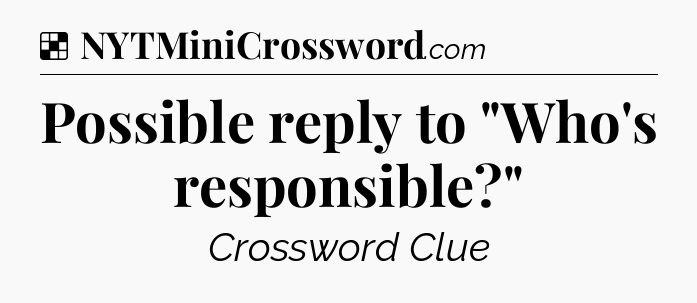 Solution: Possible reply to 