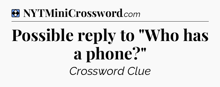 Solution: Possible reply to 