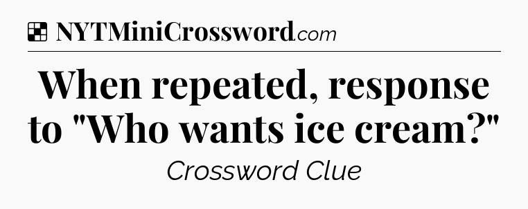 Solution: When repeated, response to 