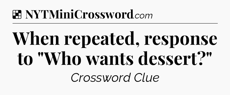 Solution: When repeated, response to 