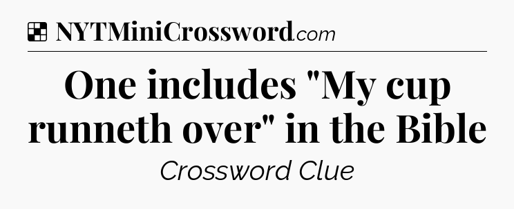 Solution: One includes 