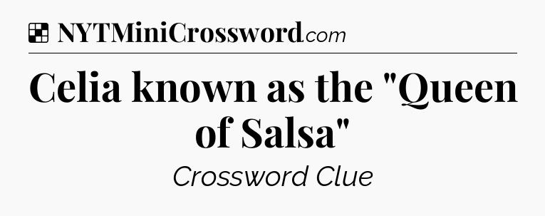 Solution: Celia known as the 