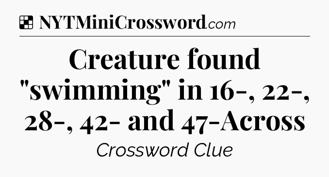 Solution: Creature found 