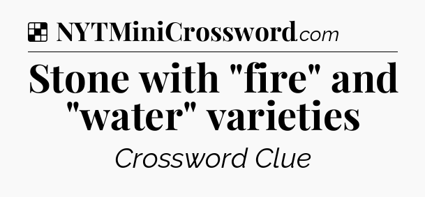 Solution: Stone with 