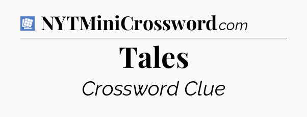 Tales Puzzle Page Crossword Clue