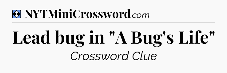 Solution: Lead bug in 