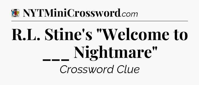 R.L. Stine's 