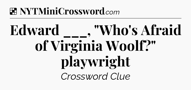 Solution: Edward ___, 