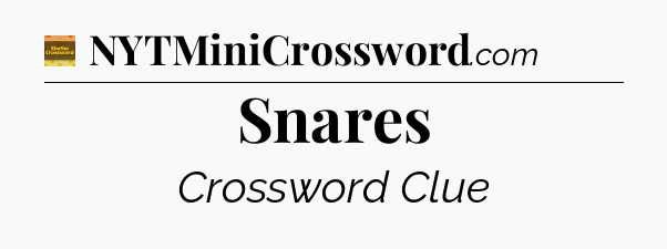 Snares - Eugene Sheffer Crossword