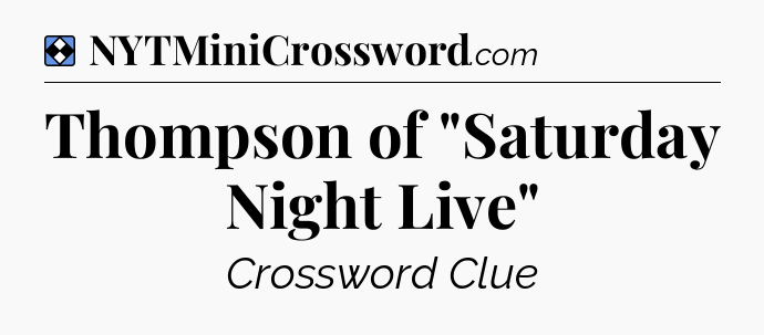 Solution: Thompson of 