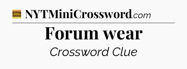 Forum wear - Eugene Sheffer Crossword