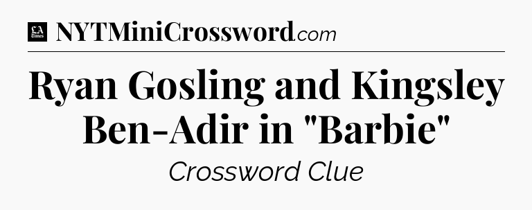 Ryan Gosling and Kingsley Ben-Adir in 