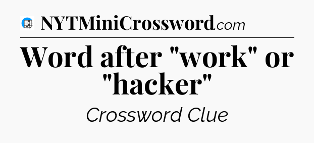 Word after 