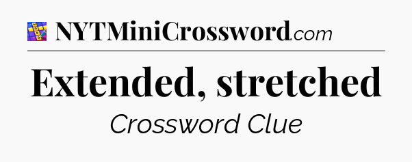 Extended, stretched Codycross
