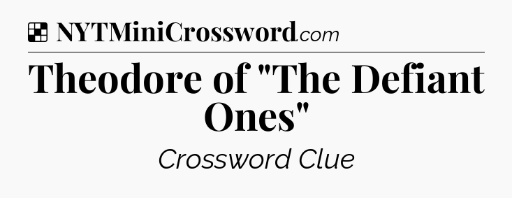 Solution: Theodore of 