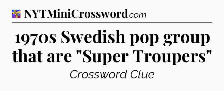 1970s Swedish pop group that are 