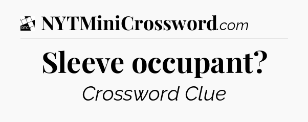 Sleeve occupant - Daily Themed Mini Crossword