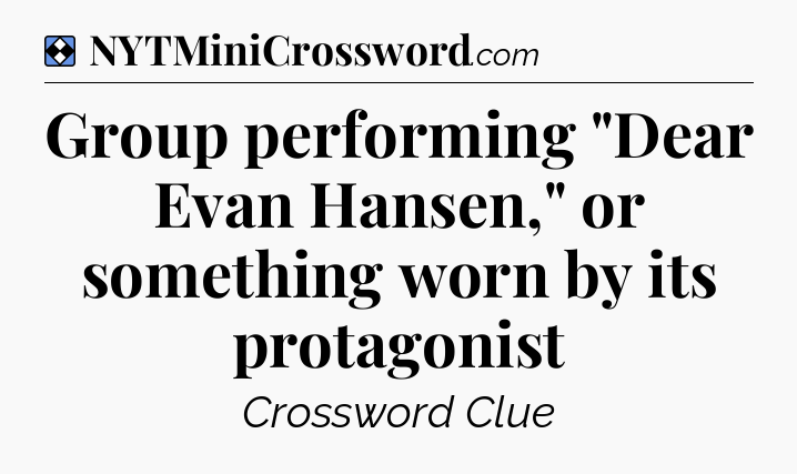 Solution: Group performing 