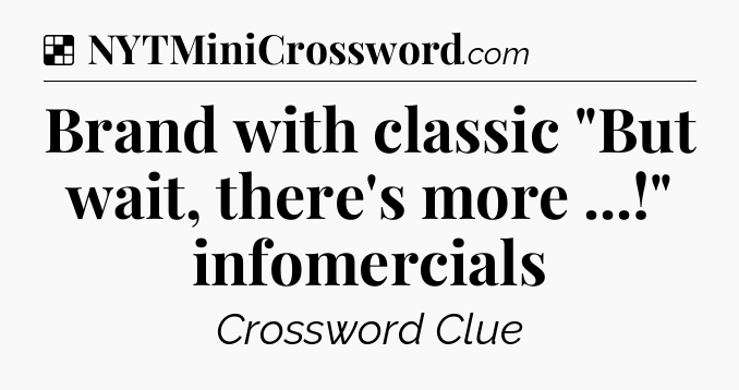 Solution: Brand with classic 