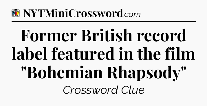 Former British record label featured in the film 