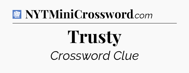 Trusty Puzzle Page Crossword Clue