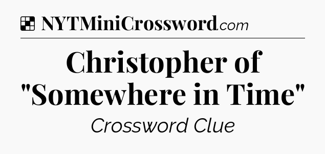 Solution: Christopher of 