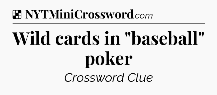 Solution: Wild cards in 